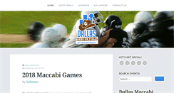 Desktop Screenshot of dallasmaccabi.org